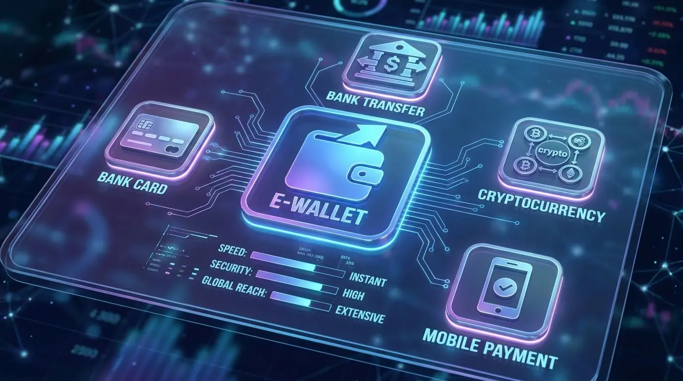 Por&oacute;wnanie metod płatności: e-portfel, karta, przelew i krypto z wyr&oacute;żnieniem Skrill